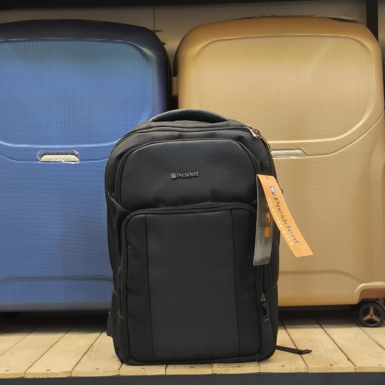 کوله پشتی پرزیدنت مدل WIZARD رنگ مشکی