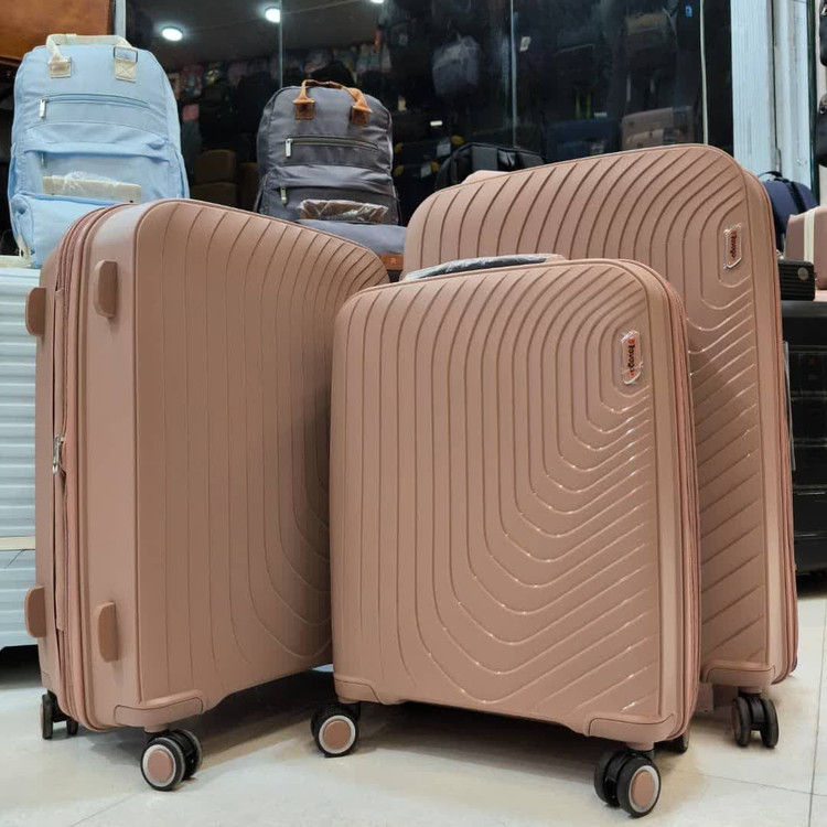 ست کامل چمدان تراواگو رنگ کالباسی