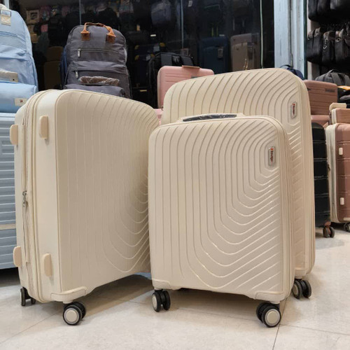 ست کامل چمدان تراواگو رنگ شیری