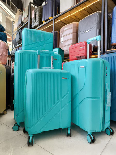 چمدان پاور رنگ فیروزه ای