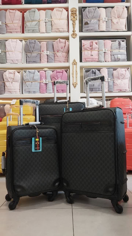 چمدان چرمی طرح GUCCIمشکی